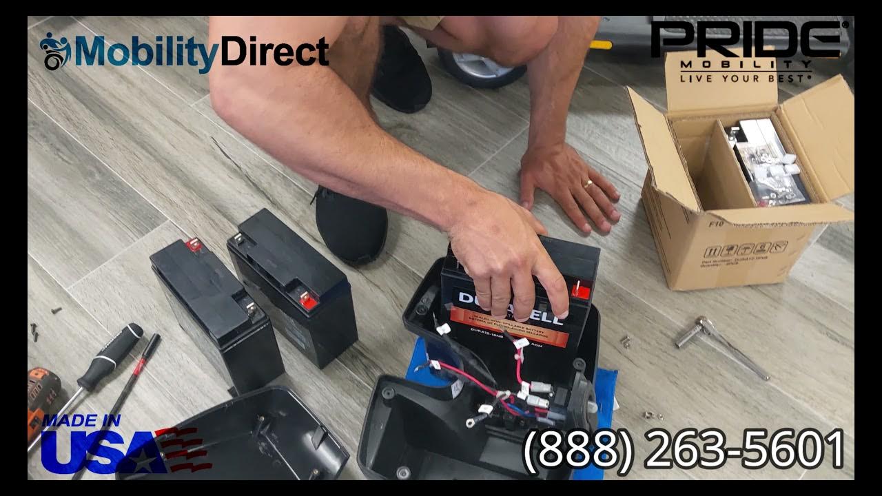 🔋GO GO Mobility Scooter Battery Replacement Tutorial (12 Volt 18 AH SLA