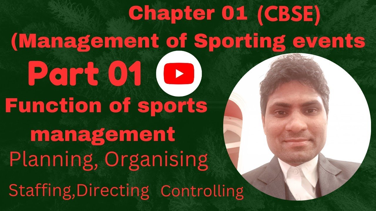 Unit1Management of Sporting Event Part1Function of sport management