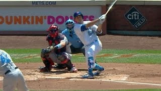 WSH@NYM: T.J. Rivera collects four hits against Nats