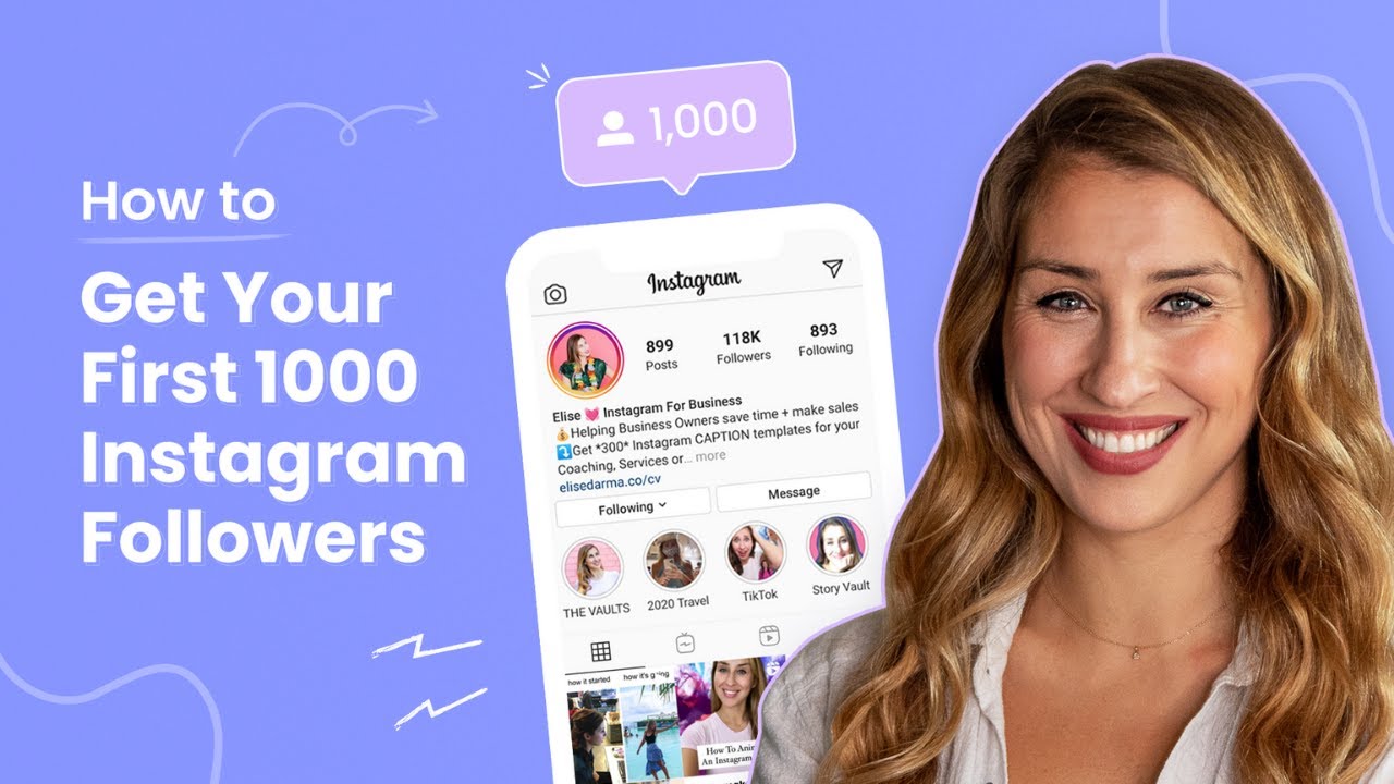 How to Get Your First 1000 Followers for Instagram in 2022 (Free Course ...
