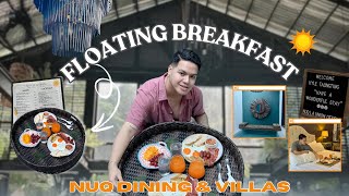 First time Trying FLOATING BREAKFAST at Nuq La Union! Worth it? | Kyle T.