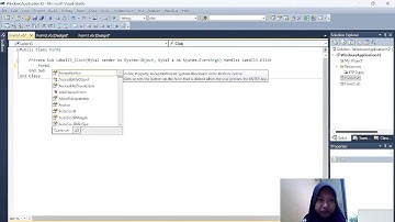 TUGAS KE 1 MATA KULIAH PEMROGRAMAN VISUAL NET