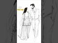701)How To Draw Fashion Sketches | Tutorial ✨ fashion croquis | Photo analysis #shorts #yt