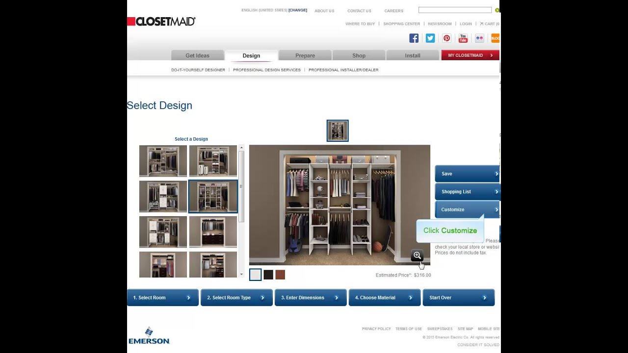 Closetmaid S Diy Design Tool Demo You Closetmaid S Diy Design Tool Demo