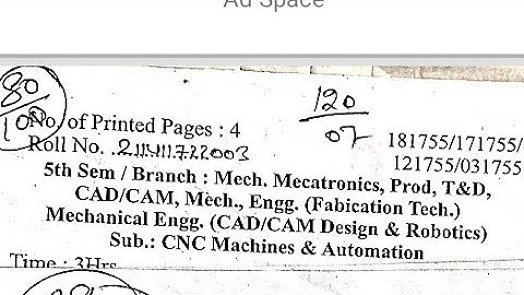 CNC M/C AND AUTOMATION QUESTION PAPER SOLVED YEAR -2021 ---BY HARENDER RANA #hsbte #civilworld