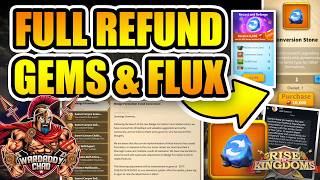 Full Refund On Gems Flux Conversion Stone Update - Rise Of Kingdoms