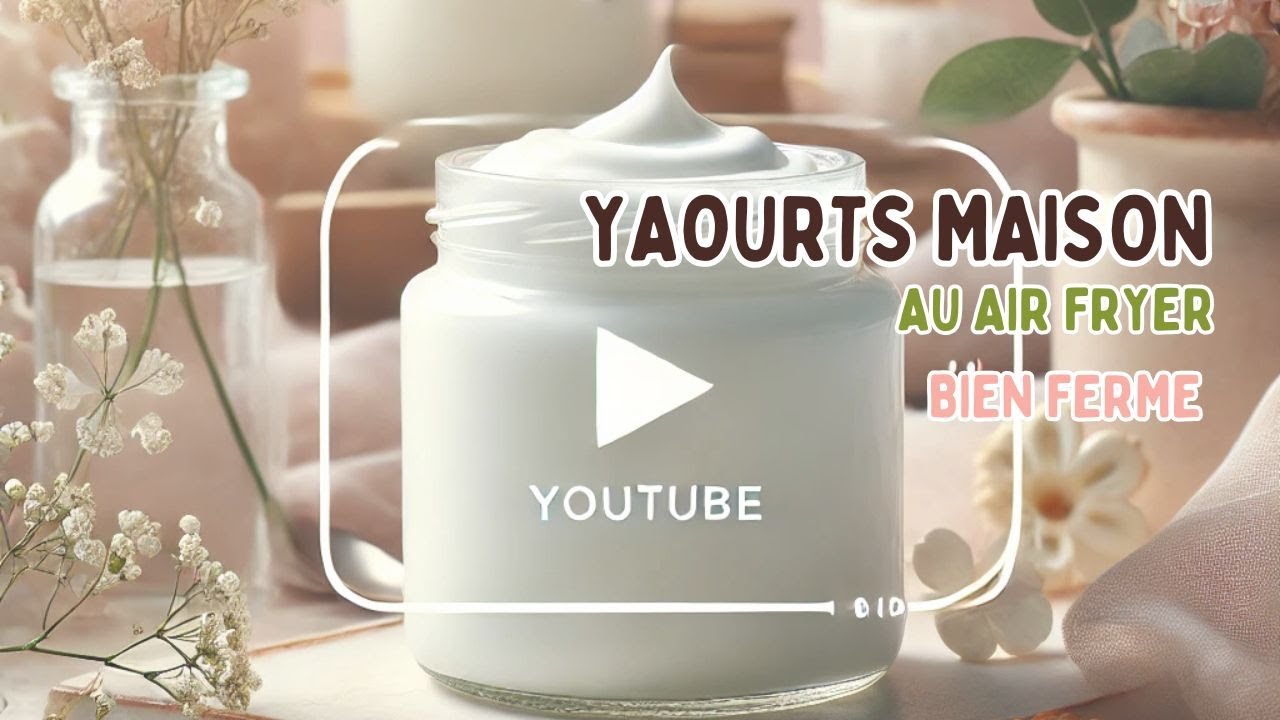 Comment faire un yaourt maison bien ferme au Air Fryer ?