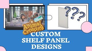 Custom Design for Simple Panels as Shelves | ANIMAL CROSSING NEW HORIZONS