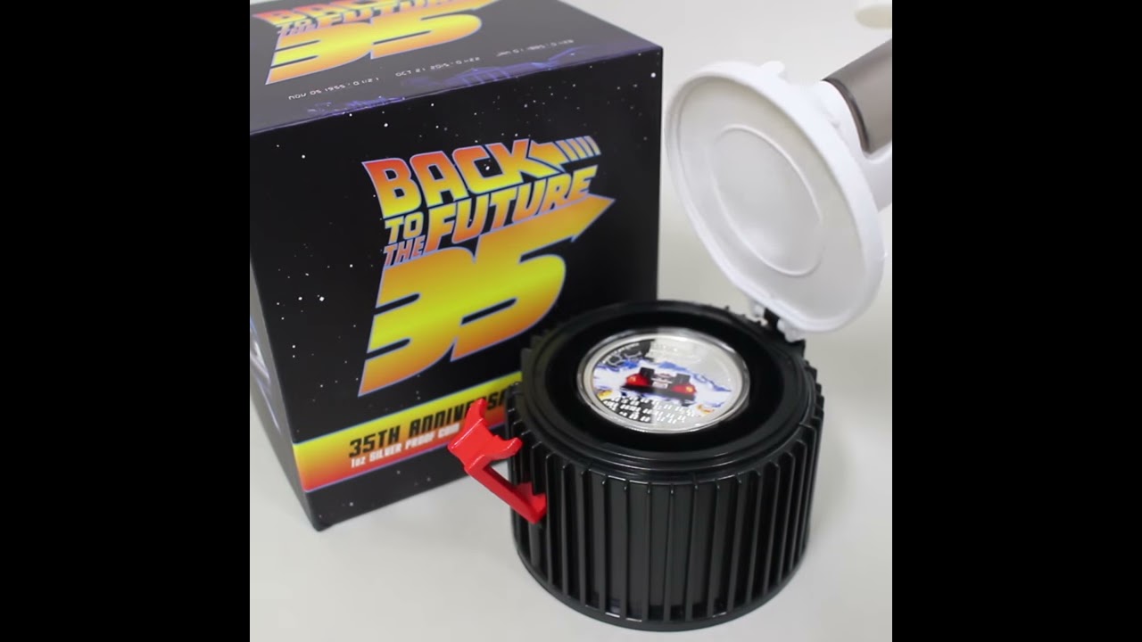 バック・トゥ・ザ・フューチャー35周年 2ドルカラー銀貨 2020