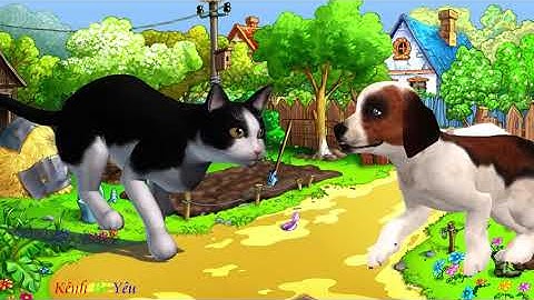 Cún Con Và Mèo Mi.. Nhạc Thiếu Nhi Vui Nhộn.. Kênh Bé Yêu