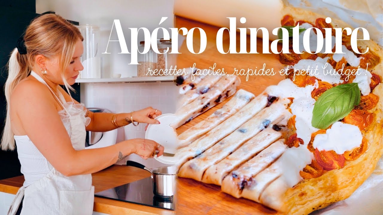 APÉRO DINATOIRE D’ÉTÉ 🌞| 6 recettes faciles, rapides et petit budget à préparer à l’avance !