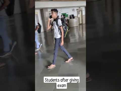 students coming out after giving test |resonance| |Kota| jee/neet