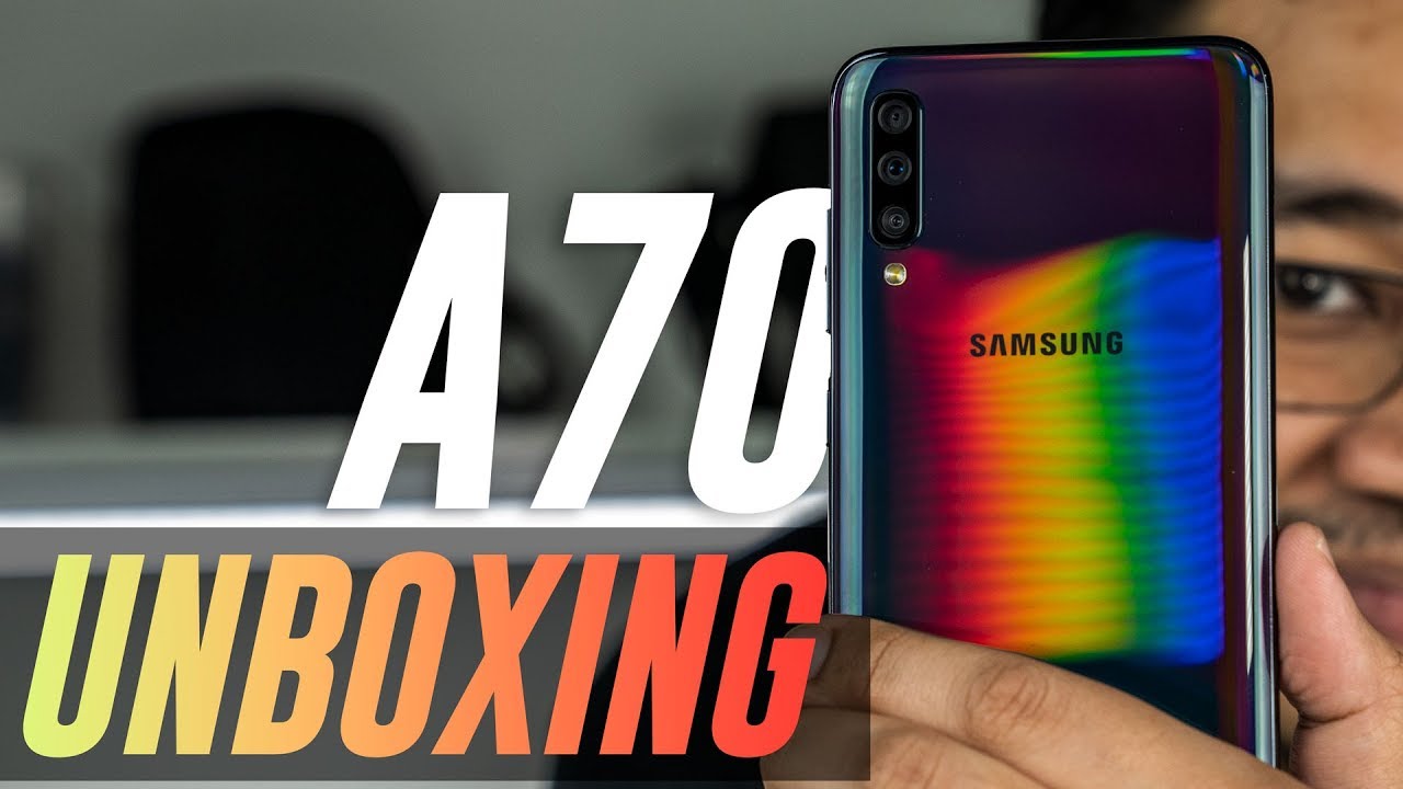 Samsung Galaxy A70 Unboxing And Hands On Youtube