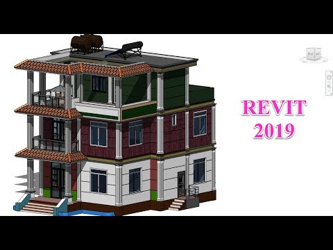 Cách Dựng Mẫu Biệt Thự 2 Tầng 1 Tum 160m2 Bằng Revit 2019