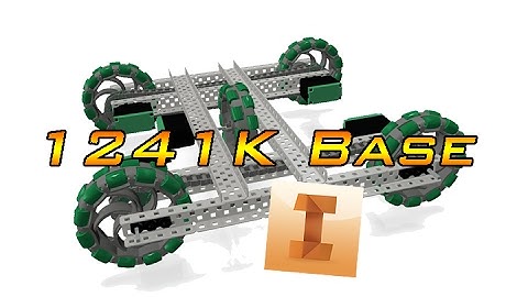 VEX Starstruck: 1241K H-Drive Base (Inventor Build)