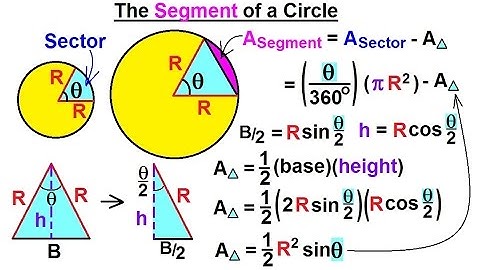 Geometry: Ch 4 - Geometric Figures (13 of 18) The Segment of a Circle
