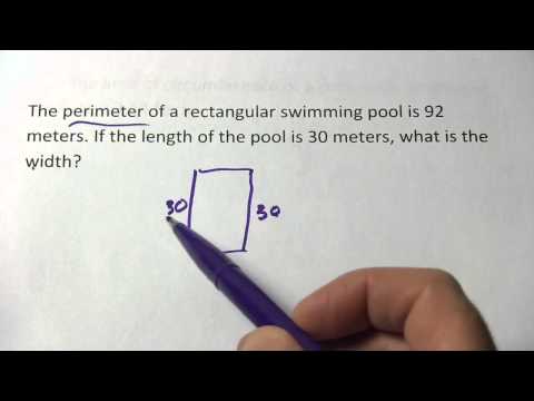 Finding the Side Length of a Rectangle Given its Perimeter or Area