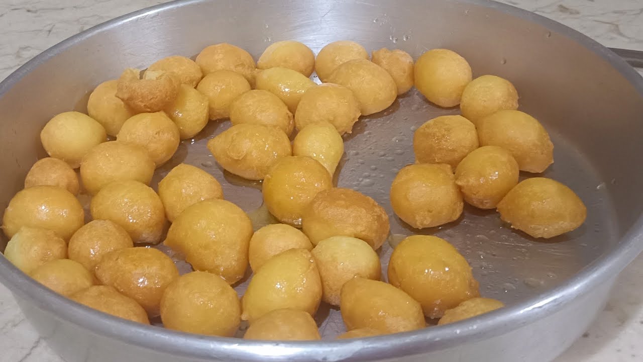 luqaimat recipe arabic | sweet balls recipe | gemat recipe