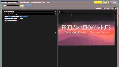The Secret to Managing Screen Space - Proclaim Monday Minute