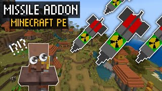 NEW MISSILE ADDON FOR MINECRAFT PE | MINECRAFT PE 1.21.20+ screenshot 3