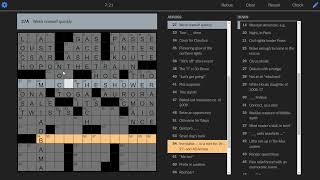 [Unintentional ASMR] NYT Crossword - Soft spoken & typing