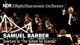 Barber: Overture to "The School of Scandal" (1986) | Lorin Maazel | NDR Elbphilharmonie Orchester