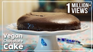 Vegan chocolate cake - no butter, ...