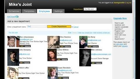 Employee Scheduling - How to Manage Departments in BusyBeeManager