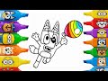 How to Draw Bluey Easy for Kids Step by Step | Drawing for Kids