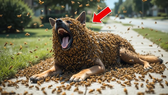 Dog Screamed as Bees Covered Its Body—What the Old Man Did Next Shocked  Everyone