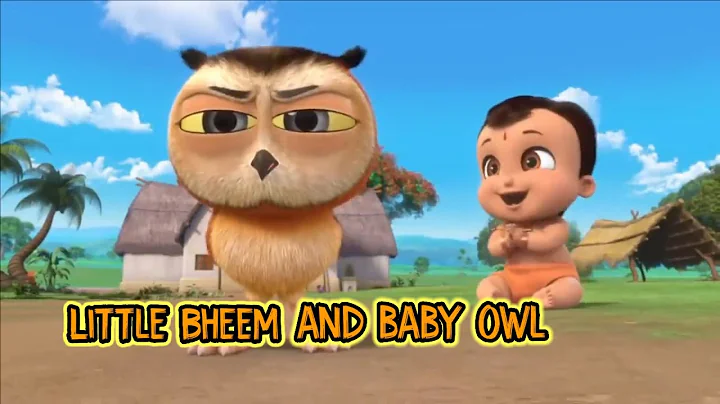Baby Owl And Little Bheem | little mighty bheem | chhota bheem | Nitflix Jr |