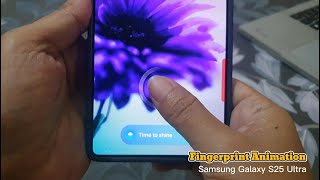How to Show Water Ripple Animation When Unlocking with Fingerprint on Samsung Galaxy S25 Ultra screenshot 1