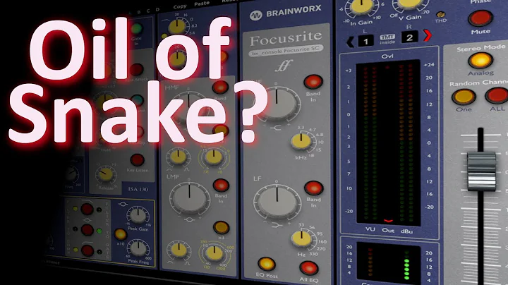 Are Analogue Modelled Channel Strips Snake Oil?