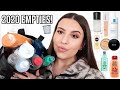 EVERYTHING I USED UP IN 2020! HUGE YEARLY EMPTIES + MINI REVIEWS 🗑  | Jackie Ann