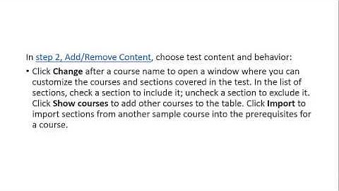 MyMathTest Creating An Adaptive Test New UI Jan 2017