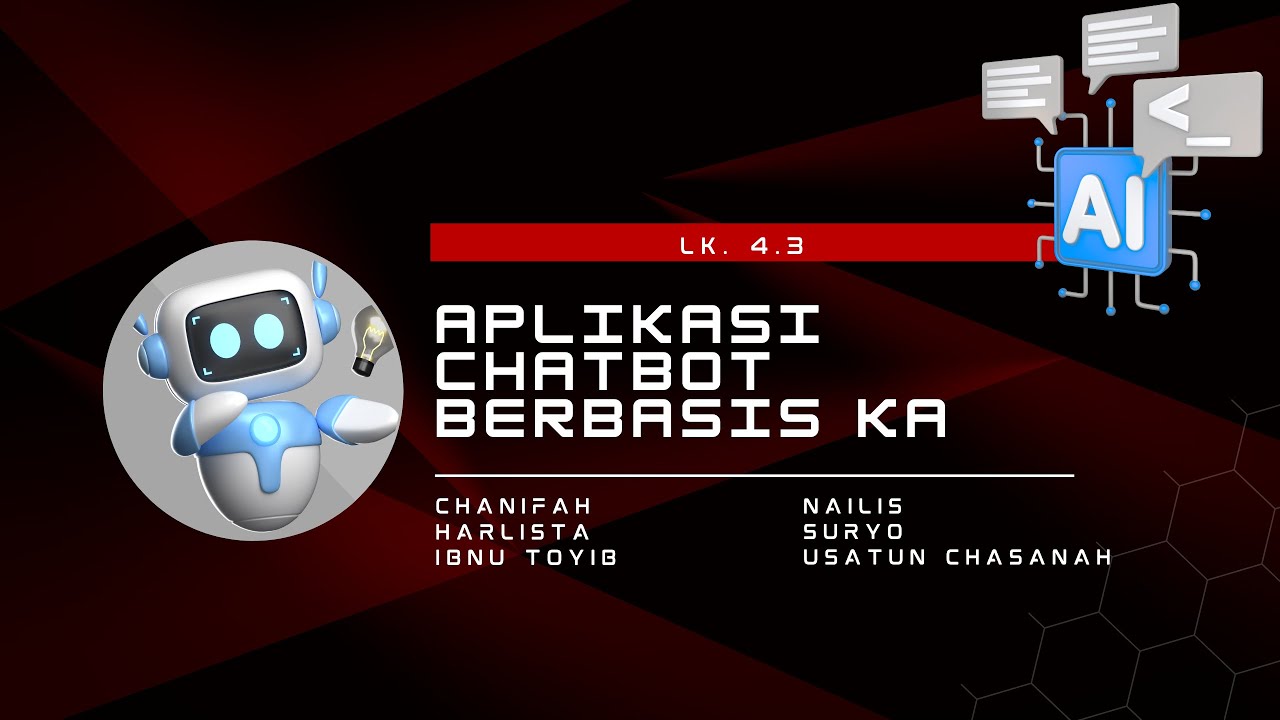 Aplikasi ChatBot Berbasis KA - YouTube