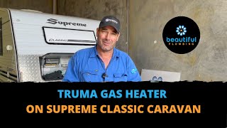 Truma Gas Heater on Supreme Classic Caravan