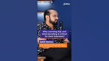 Why Learning SQL and Data Sampling is Important for Data Scientists🤔 | Intellipaat #Shorts
