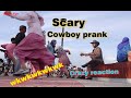 cowboy prank.best cowboy prank. best statue scare prank.Indonesia cowboy prank.makassar cowboy prank