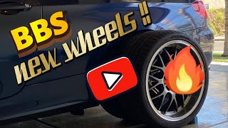 BBS RS-GT for BMW E92 how to tell authentic wheels walkaround review Diamond Black 19 inch staggered