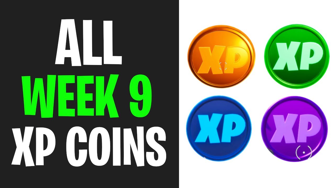Green Xp Coin Map Week 9 Xp Coins , Fortnite Chapter 2 Season 4 Week 9 XP Coins Locations ...