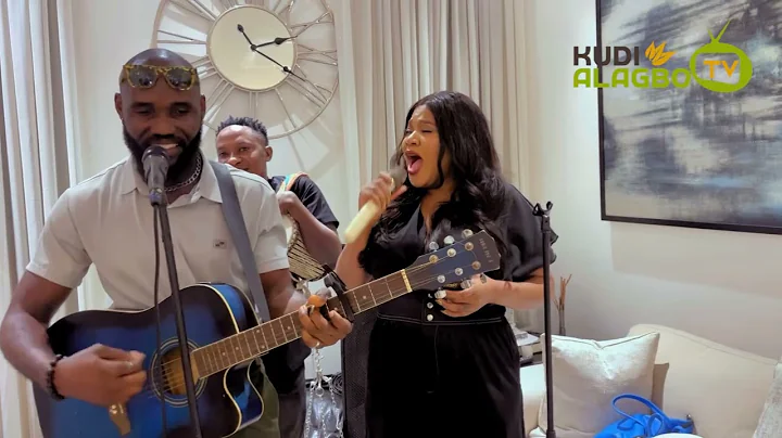 Toyin Aimaku Leads praise and worship at Priscilla Ojo welcome party 