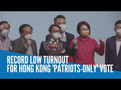 Record low turnout for Hong Kong 'patriots-only' vote