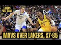 Mavs Over Lakers, 87-85 | 'Summer League' Post Game | Cooper Flagg Debut