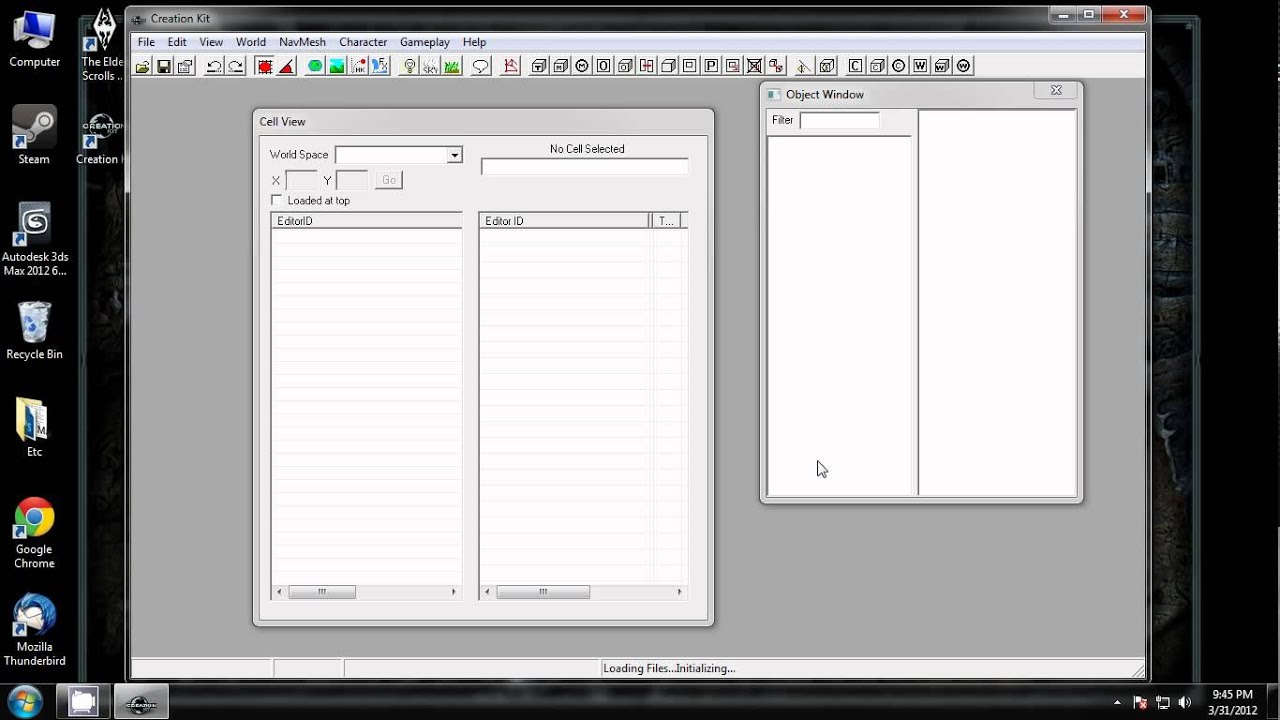 Missing Render Window From Creation Kit Skyrim Mod Talk The Nexus Forums