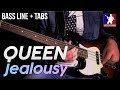 Queen - Jealousy /// BASS LINE [Play Along Tabs]