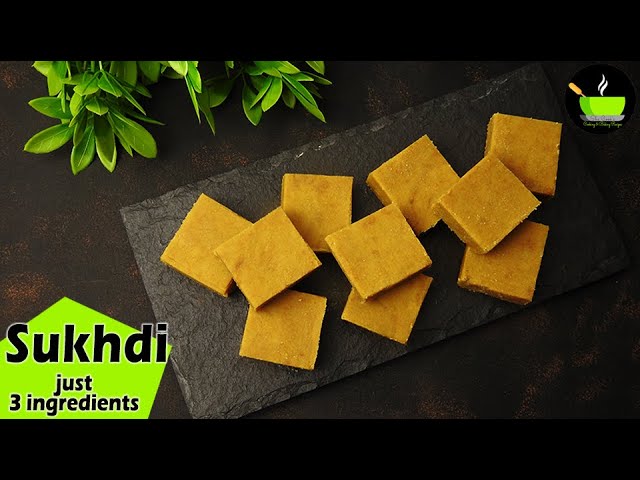 Sukhdi recipe | Gur papdi | Gol Papdi | Easy Sweets | Diwali Sweets | सुखड़ी ( गुड़ पापड़ी ) | She Cooks