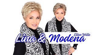 2 NEW STYLES! "HIGH ENERGY" PIXIE WIGS by Ellen Wille! | MODENA & LINA | UNBOX | STYLE IT!