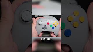 Controle N64 8BitDo: Os Botões Z Duplos e Ergonomia Incrível! #8BitDo #64Controller