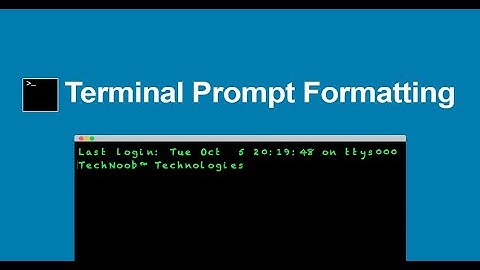 How to Change Default Prompt in Terminal on a Mac